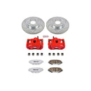 PowerStop Z26 Street Performance Ceramic Brake Pad, Drilled Slotted Rotor, and C