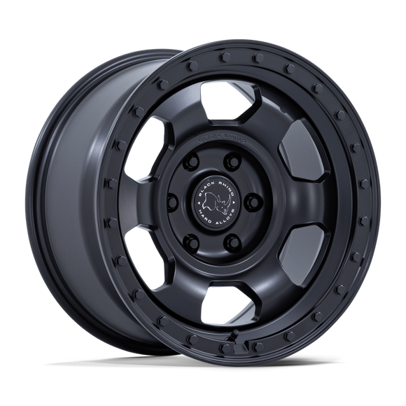 17X8.5 Black Rhino BR029 Trooper Matte Black 6X139.7 ET0 CB106.1 Wheel Rim