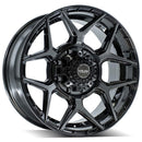 4Play Gen3 4P06 20x9 Black Brushed Face Tinted Wheel 8x170 ET0 CB124.9