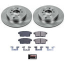 PowerStop OE Stock Replacement Low-Dust Ceramic Brake Pad and Rotor Kit