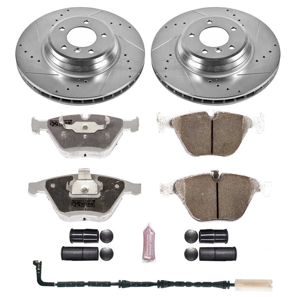 PowerStop Z26 Street Performance Ceramic Brake Pad and Drilled & Slotted Rotor K