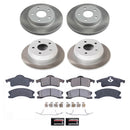 PowerStop Semi-Coated Rotor and Low-Dust Ceramic Brake Pad Kit