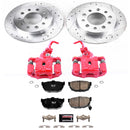 PowerStop Z23 Daily Driver Carbon-Fiber Ceramic Pads Drilled & Slotted Rotor & C