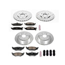 PowerStop Z23 Daily Driver Carbon-Fiber Ceramic Brake Pad and Drilled & Slotted