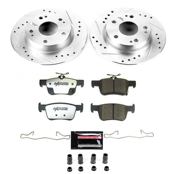 PowerStop Z26 Street Performance Ceramic Brake Pad and Drilled & Slotted Rotor K