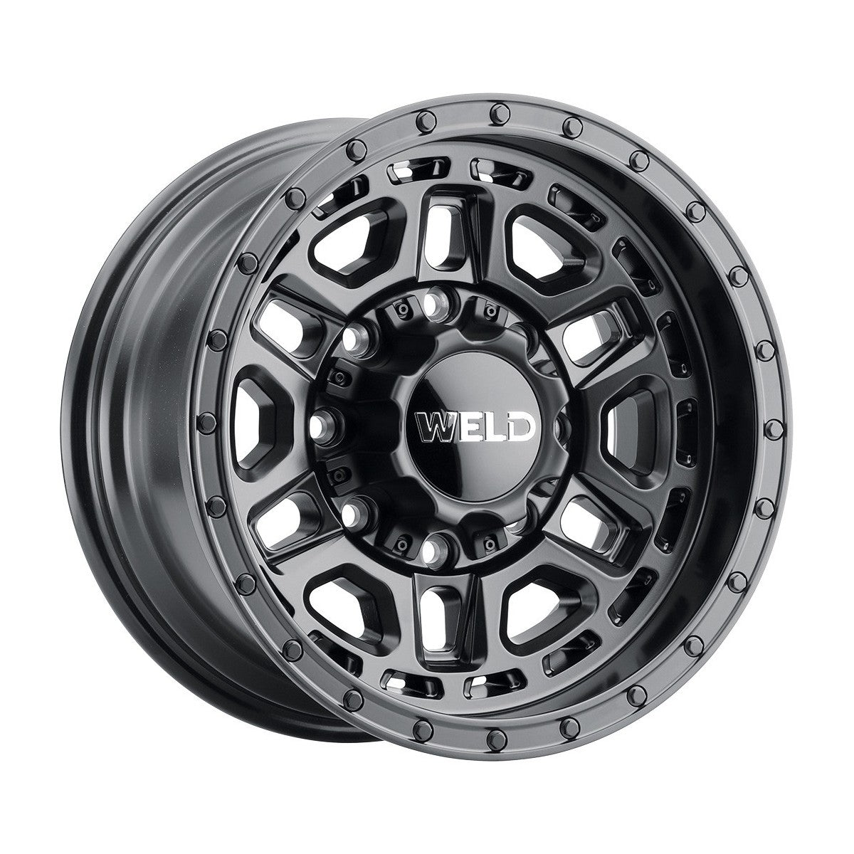 17x9 Weld Crux 5x114.3 5x127 ET-35 Satin Back Wheel Rim CB 78.1 - 0