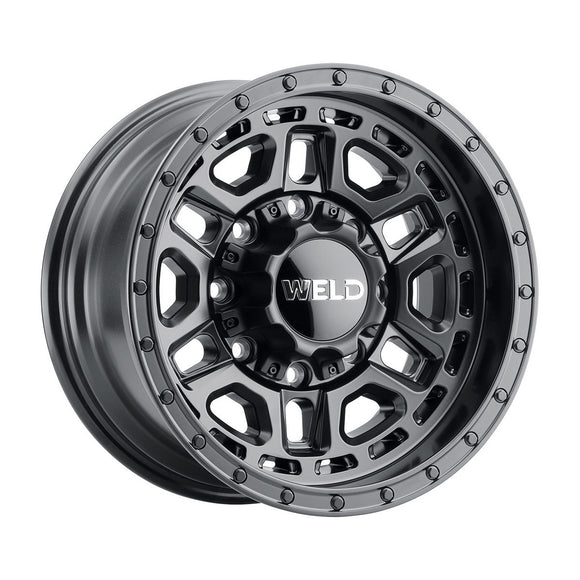 17x9 Weld Crux 5x114.3 5x127 ET-35 Satin Back Wheel Rim CB 78.1