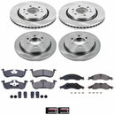 PowerStop OE Stock Replacement Low-Dust Ceramic Brake Pad and Rotor Kit