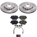 OE Stock Replacement Low-Dust Ceramic Brake Pad and Rotor Kit