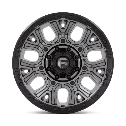20x9 Fuel Off-Road D825 Traction Matte Gunmetal Black Ring 8x165.1 ET1 Wheel