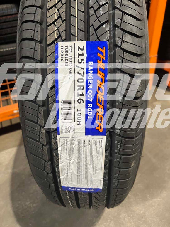 Thunderer Ranger 007 R601 HT Tire 215/70R16 100H BSW SL 2157016 215 70 16