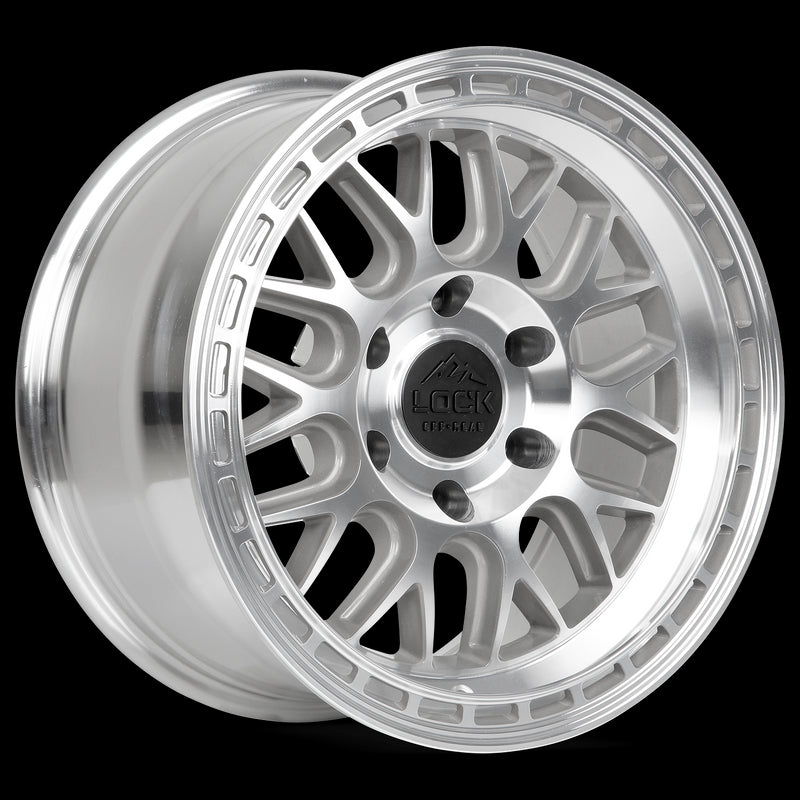 17x9 Lock Off-Road Onyx Maching With Clear Coat 6x139.7 ET-12 Wheel Rim