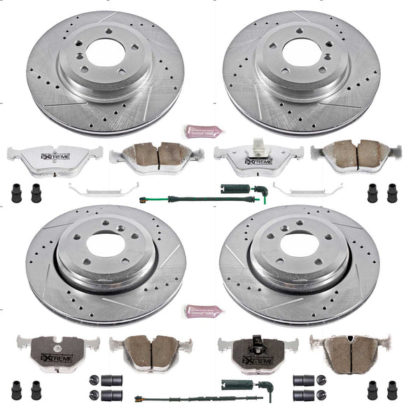 PowerStop Z26 Street Performance Ceramic Brake Pad and Drilled & Slotted Rotor K