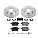 PowerStop Z23 Daily Driver Carbon-Fiber Ceramic Brake Pad and Drilled & Slotted