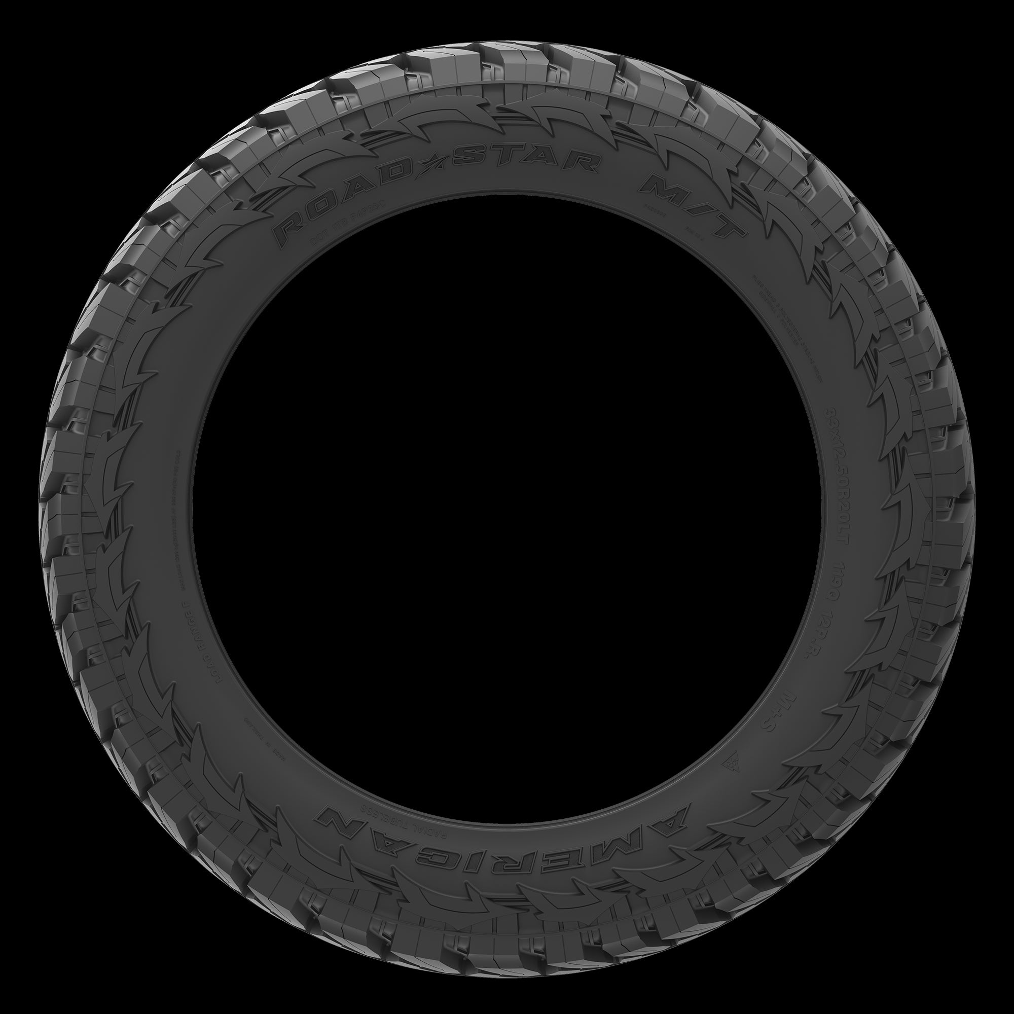 American Roadstar M/T Tire(s) 35X12.50R18 128Q LRF 35 12.50 18 3512.5018