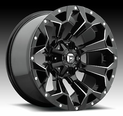 17x9 Fuel Off-Road D576 Assault Gloss Black Milled 6x135 ET-12 CB106.1 Wheel Rim