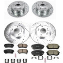 PowerStop Z23 Daily Driver Carbon-Fiber Ceramic Brake Pad and Drilled & Slotted