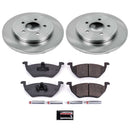 PowerStop OE Stock Replacement Low-Dust Ceramic Brake Pad and Rotor Kit