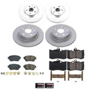 Genuine Geomet Coated Rotor and Low-Dust Ceramic Brake Pad Kit