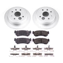 PowerStop Genuine Geomet Coated Rotor and Low-Dust Ceramic Brake Pad Kit