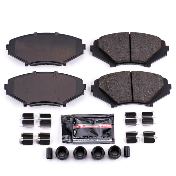 PowerStop Z23 Evolution Sport Carbon-Fiber Brake Pads With Hardware