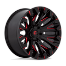 18x9 Fuel Off-Road D829 QUAKE Black Wheel 5x139.7 ET1 CB78.1
