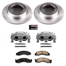 PowerStop OE Stock Replacement Low-Dust Ceramic Brake Pad, Rotor and Caliper Kit