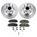 PowerStop Genuine Geomet Coated Rotor and Low-Dust Ceramic Brake Pad Kit