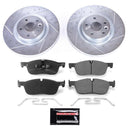 PowerStop Z23 Daily Driver Carbon-Fiber Ceramic Brake Pad and Drilled & Slotted