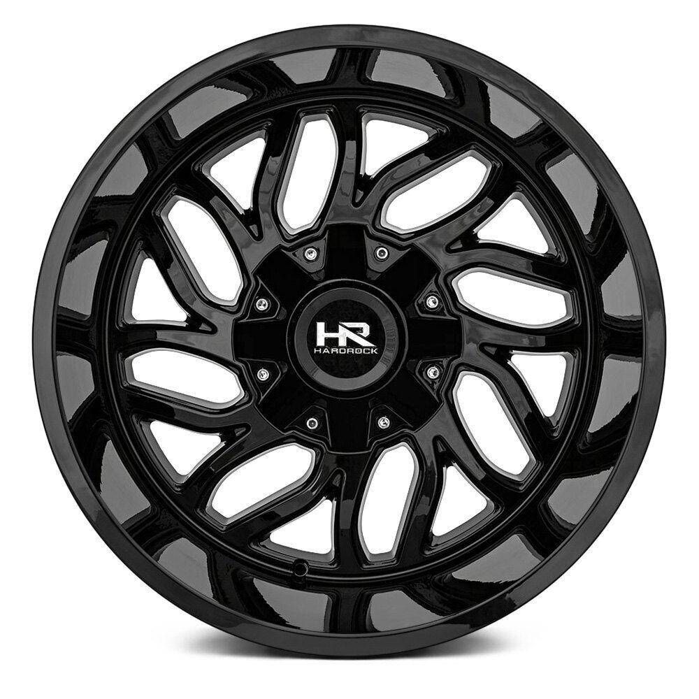 20x10 Hardrock Destroyer Gloss Black 8x170 ET-19 wheel/rim