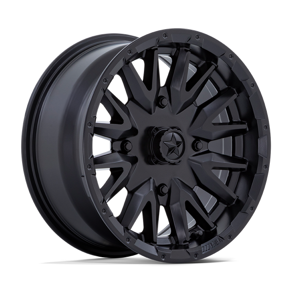 16X7 Msa Offroad Wheels M49 Creed Matte Black 4X110 ET10 Wheel Rim