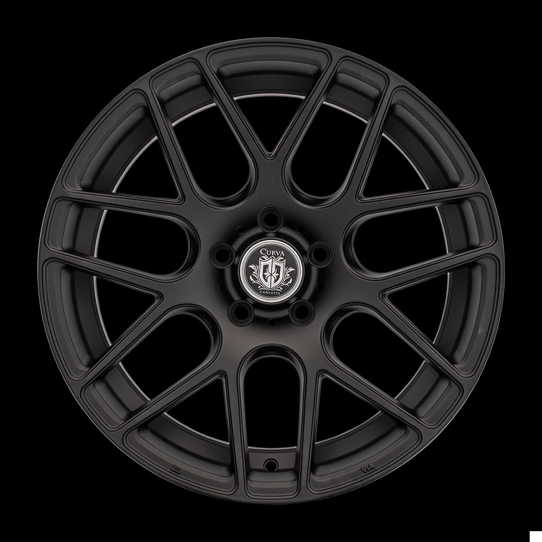 18x9 Curva C7 Matte Black 5x114.3 ET35 wheel/rim - 0