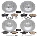 PowerStop Genuine Geomet Coated Rotor and Carbon-Fiber Ceramic Brake Pad Kit