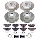 PowerStop Semi-Coated Rotor and Low-Dust Ceramic Brake Pad Kit