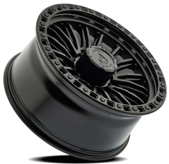 17x9 Arena Mission Satin Black 8x180 ET0 CB124.20 Wheel Rim