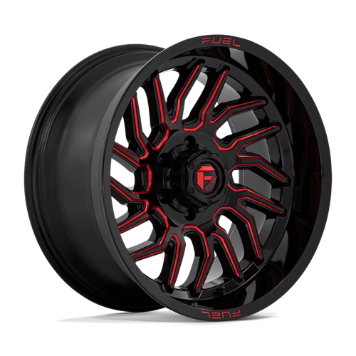 20x10 Fuel Off-Road D808 Hurricane Black 6x139.7 ET-18 CB106.1 Wheel Rim