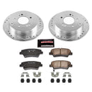 PowerStop Z23 Daily Driver Carbon-Fiber Ceramic Brake Pad and Drilled & Slotted