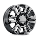 20X8.5 Performance Replicas PR207 Black Chrome 8X180 ET47 wheel/rim