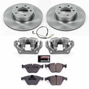 PowerStop OE Stock Replacement Low-Dust Ceramic Brake Pad, Rotor and Caliper Kit