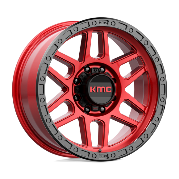 20X9 KMC KM544 MESA Candy Red With Black Lip 8X165.1 ET0 wheel/rim