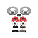 PowerStop Z23 Daily Driver Carbon-Fiber Ceramic Pads Drilled & Slotted Rotor & C
