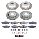 PowerStop Semi-Coated Rotor and Low-Dust Ceramic Brake Pad Kit