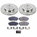 PowerStop OE Stock Replacement Low-Dust Ceramic Brake Pad and Rotor Kit