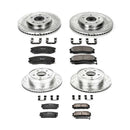 PowerStop Z23 Daily Driver Carbon-Fiber Ceramic Brake Pad and Drilled & Slotted