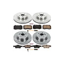 PowerStop OE Stock Replacement Low-Dust Ceramic Brake Pad and Rotor Kit