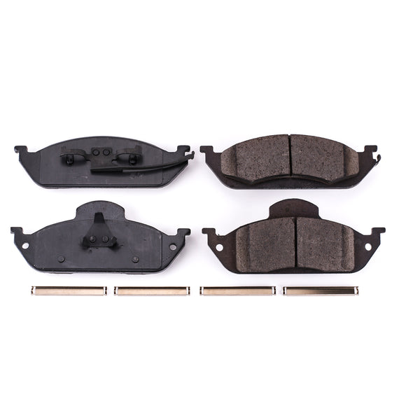 PowerStop Z17 Evolution Ceramic Brake Pads With Hardware