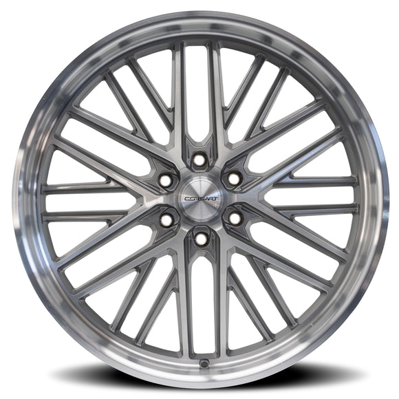 24x10 Corsart Kingpin 6 Gloss Brushed 6x139.7 6x5.5 ET25 CB78.1 Wheel