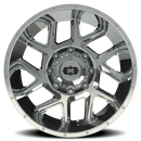 20x9 Vision 360 Sliver Chrome Wheel 8x170 ET12 CB125.2