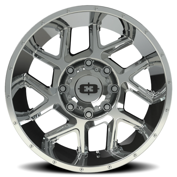 20x9 Vision 360 Sliver Chrome Wheel 8x170 ET12 CB125.2