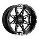 18X8.5 Moto Metal Hydra Gloss Black Milled Wheel/Rim 6x139.7 ET18